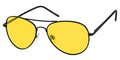 Polarized night driving aviator sunglasses - 1015NDP