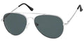 Polarized aviator sunglasses with spring temples - 1026P