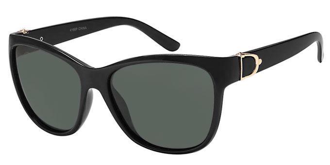 Polarized plastic sunglasses - 4166P