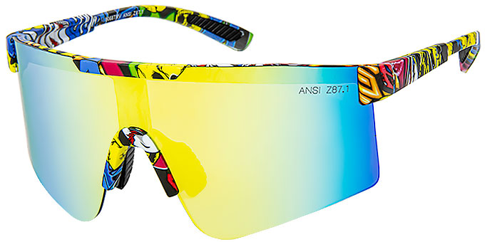Safety Sports Wrap Sunglasses - 5068TRV