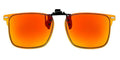 Polarized flip-up clip-on sunglasses - 5073PRV