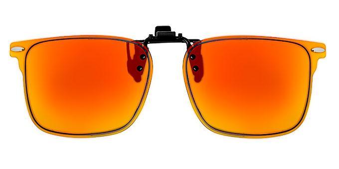 Polarized flip-up clip-on sunglasses - 5073PRV