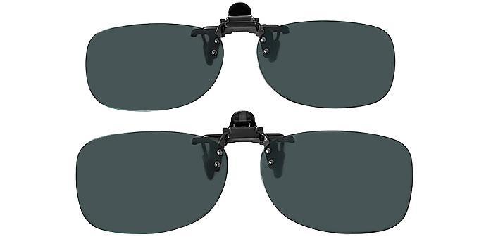 Polarized flip-up clip-on sunglasses - 5081P