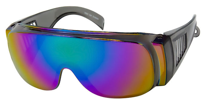 Safety Shield Plastic Sunglasses - 5083CM