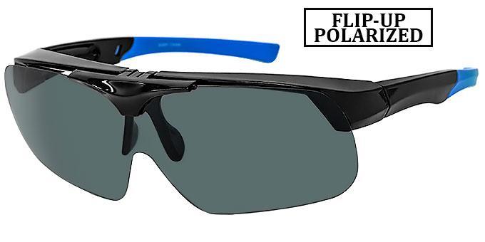 Polarized flip-up put-over sunglasses - 5090P