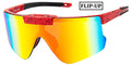 Flip-Up Sports Wrap Sunglasses - 5325TRV