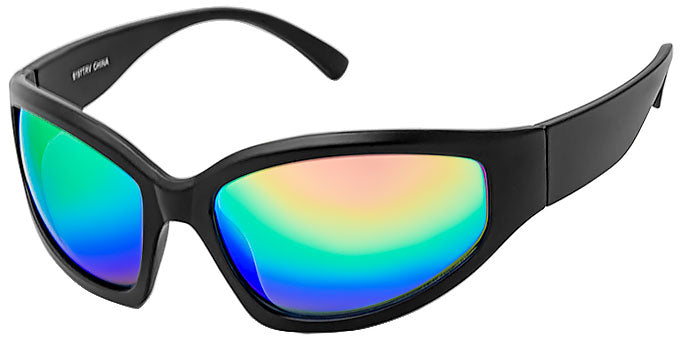 Plastic Sports Wrap Sunglasses - 6197TRV