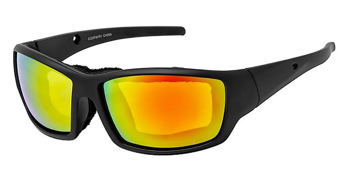 Plastic Sports Wrap Sunglasses - 6326FMRV