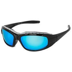 Biker Wrap Sunglasses with Foam - 6335TRV