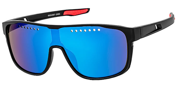 Plastic Sports Wrap Sunglasses - 6505ASST