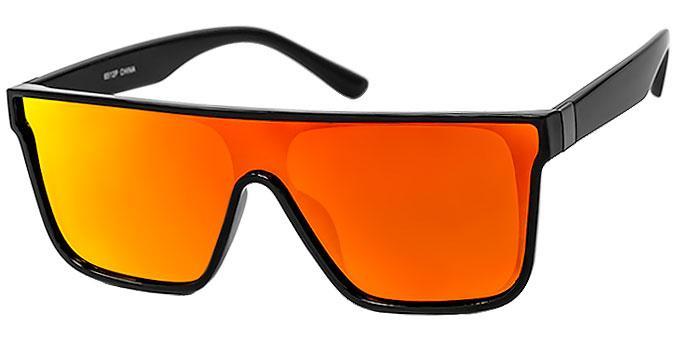 Polarized classic plastic sunglasses - 6512P