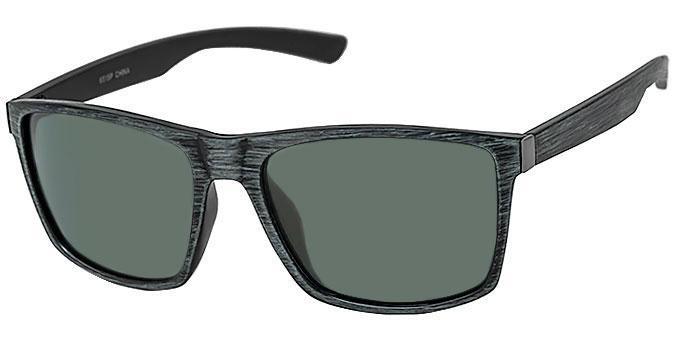 Polarized woodgrain sunglasses - 6515P