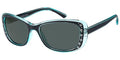 Polarized sunglasses with rhinestone frames - 8135RSP