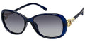 Polarized sunglasses with rhinestones - 8137RSP