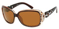 Fashion polarized sunglasses with rhinestones - 8156RSP