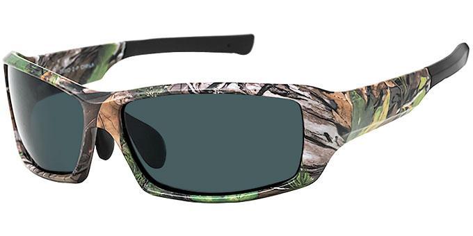 Polarized camo wrap sunglasses - CAMO-2-P