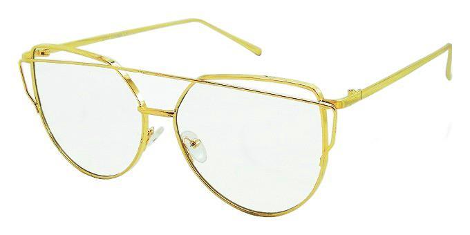 Metal w/Clear Lens Sunglasses - OT2711
