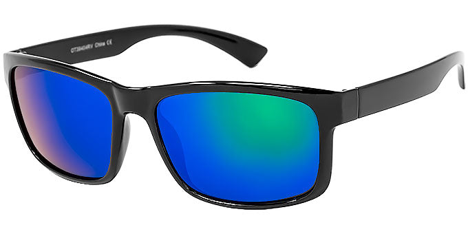 Plastic Sports Wrap Sunglasses - OT39404RV