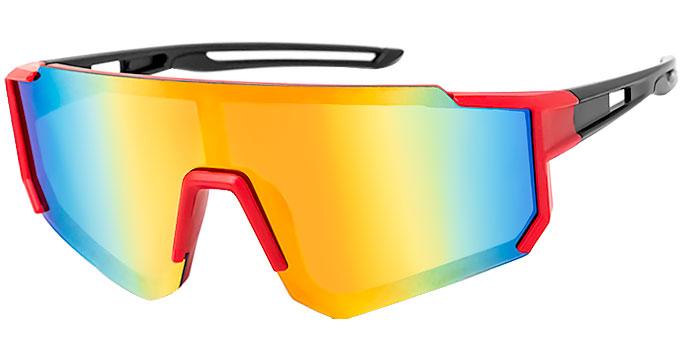 Kids Plastic Sports Wrap Sunglasses - OT552