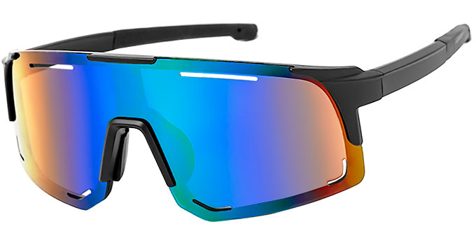 Kids Plastic Sports Wrap Sunglasses - OT553