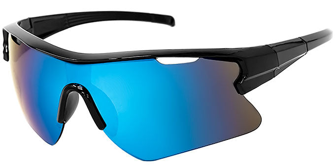 Kids Plastic Sports Wrap Sunglasses - OT566