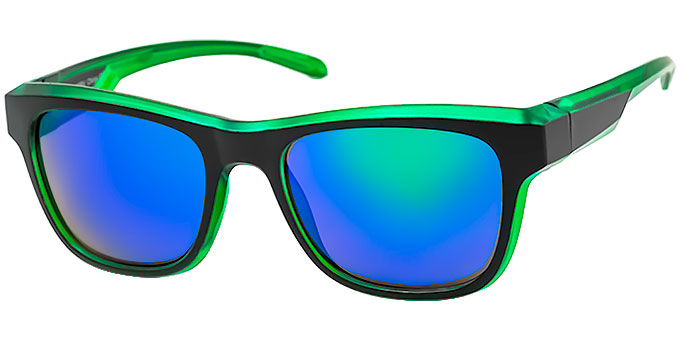 Plastic Sports Wrap Sunglasses - OT69527RV